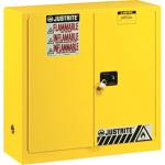 Sure-Grip® EX Safety Cabinets w/ Manual Doors, 30 gal, 44"H x 43"W x 18"D, Yellow – FM, NFPA, OSHA